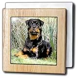 Dogs Rottweiler - Rottweiler - Tile Napkin Holders