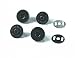 All in ONE 20 Sets Magnetic Button Clasp Snaps for Sewing Craft Bag Clothing Scrapbooking No Tools Required â€¦ (Gun Blak 18mm)