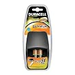 Duracell Value Charger With 2AA Pre Charged Rechargeable NiMH Batteries, CEF14X2