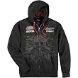 Icon Rat Men's Hoody Zip Racewear Sweatshirt - Black
