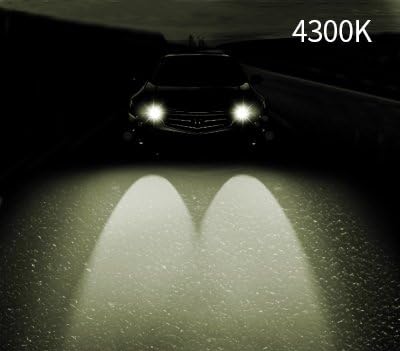Aokland 55w HID Xenon Conversion Kit with Digital Ballasts Multiple Sizes and Colors (9006, 4300K)