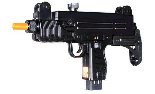 Uzi Mini SMG Electric Powered Airsoft Submachine Gun Black