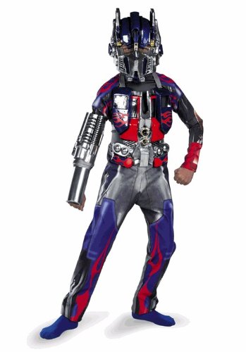 Optimus Prime Movie Deluxe 7-8 Medium BONUS Pair of Gloves