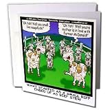 Londons Times Funny Cow Cartoons - Beef Stew - Greeting Cards-12 Greeting Cards with envelopes