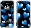 Cold Hearted Design Protective Skin Decal Sticker for Apple iPhone (2G)