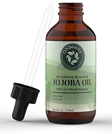 100% Certified Organic Jojoba Oil (4oz) - Free Hair Care and Skin Care E-book