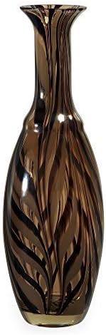 IMAX Large Brown Swirl Vase by Images SI, Inc.