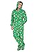 Footed Pajamas - Tis The Season Adult Hoodie Drop Seat Fleece
