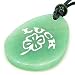 A Money Talisman Lucky Clover Wish Stone Gemstone Necklace