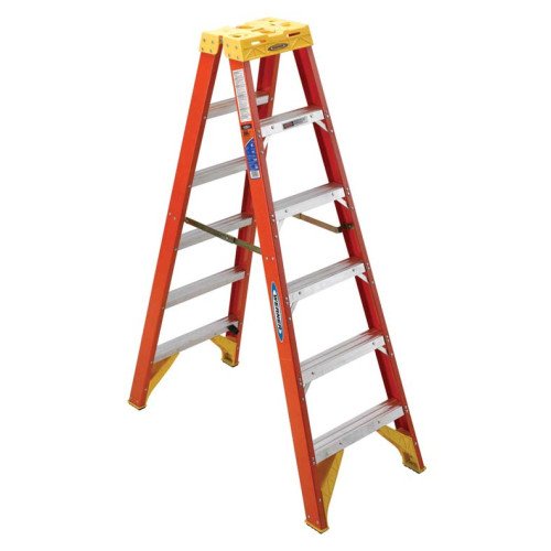 Werner Type IA Multiuse Fiberglass Twin Stepladder