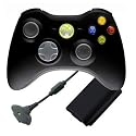 Xbox 360 Play & Charge Kit with Black Controller