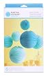 Accordion Lantern 1/Pkg-Blue