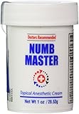Numb Master 5% Topical Anesthetic Lidocaine Cream 1 Oz, Made in USA, Fast Penetration, Liposmal lidocaine, Non-oily