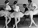 Ballerinas at George Balanchine's American School of Ballet Gathered During Rehearsal...