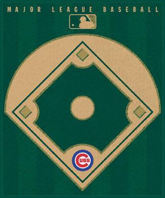 Buy Chicago Cubs Diamond Fleece Blanket by Biederlack