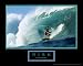 Risk: Surfer Art Poster Print, 10x8