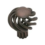 Liberty Hardware PN9011-VBR-C VBR FORGED IRON Cab HW-Libert 1.49 Inch Birdcage Knob - Bronze W/Copper Highlights