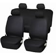 On Sale.... Univerisal Full Set Car Seat Covers Solid Black 114
