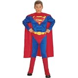 Super DC Heroes Deluxe Muscle Chest Superman Child's Costume