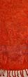 Rayon Scarf - Abstract Batik on Orange
