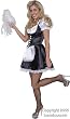 Adult Satin French Maid Costume (Sz:Med 10-12)