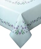 Tobin Rhapsody Stamped Oblong Tablecloth for Embroidery