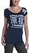 Harajuku Lovers Juniors' Planet Music Tee,Navy,Medium