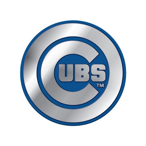 Chicago Cubs Baseball Team Blue & Chrome Plated Premium Metal Car Truck Motorcycle Emblem