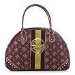 Baby Phat Racing Stripe Signature Satchel (Small)