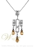 STUDIO 925: *HARMONY CITRINE CZ BRIOLETTE NECKLACE*