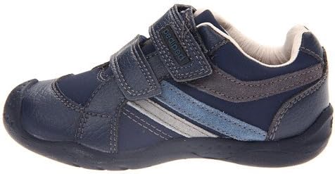 Pediped Flex Boy's Charleston Color Block Velcro Sneaker Shoes, Navy, 30