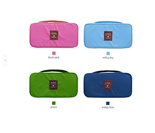 Multi-Functional Travel Organizer Cosmetic Make-up Bag Portable Luggage Storage Case Bra Underwear Pouch