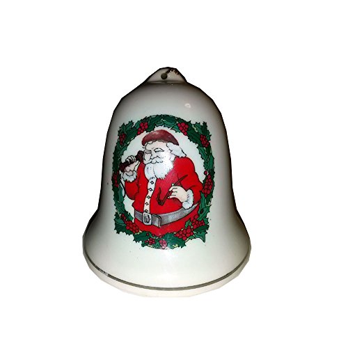 Old World Santa Bell Christmas Ornament 3″