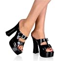 PLEASER DOLLY-02 Plateau Pantoletten