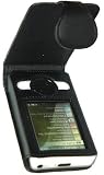 PREMIUM MICROSOFT ZUNE 30GB BLACK LEATHER CASE NEW WITH BELT CLIP AND AUTOMOTIVE CAR CHARGER