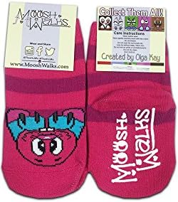 MooshWalks Newborn Socks - Spanky 0-12M