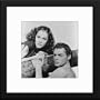 Tarzan Custom Framed And Matted B&W Photo (Johnny Weissmuller Maureen O'Sullivan) Total Size: 20x20 Inches