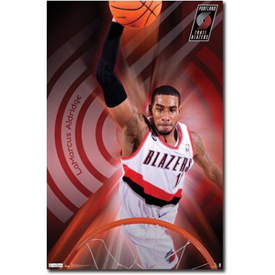 (22x34) Portland Trailblazers LaMarcus Aldridge Sports Poster