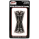 HO Code 100 25 Degree Custom Crossing by Atlas Model Railroad