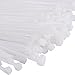 eBoot 100 Pack 10 Inch Self-locking Zip Ties Nylon Cable Ties, White