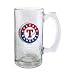 Texas Rangers Beer Mug: 13 oz Glass Tankard