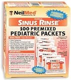 NeilMed's Sinus Rinse Pre-Mixed Pediatric Packets, 120-Count Boxes (Pack of 2)