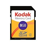 Kodak Secure Digital SD 8GB Multi-Use High Capacity Flash Memory Card