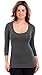 Sugarlips Seamless 3/4 Sleeve Tops (One Size, White)