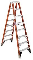 Werner T7408 8-Foot 375-Pound Duty Rating Fiberglass Multi-Use Twin Ladder
