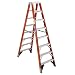 Werner T7408 8-Foot 375-Pound Duty Rating Fiberglass Multi-Use Twin Ladder