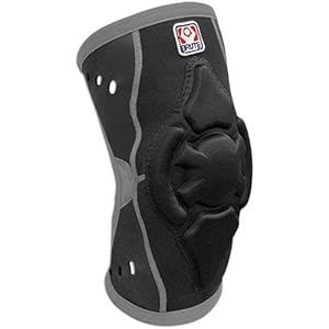 Brute Torq Wrestling Knee Pad - SIZE: Large, COLOR: Black/Grey