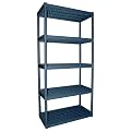 Heavy-Duty Ventilated 5-Shelf Storage Unit - 18.25"
