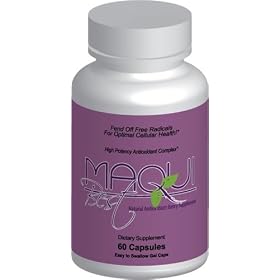 Maqui Best Super Berry Antioxidant - Certified 11,500 ORAC/serving! (1400 mg/serving, 60 capsules/bottle)