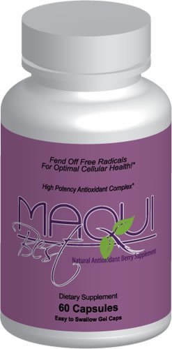 Maqui Best Super Berry Antioxidant - Certified 11,500 ORAC/serving! (1400 mg/serving, 60 capsules/bottle) Maqui Best Super Berry Antioxidant - Certified 11,500 ORAC/serving! (1400 mg/serving, 60 capsules/bottle)